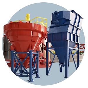 Оборудование для обезвоживания и осветления полезных ископаемых